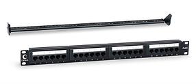 Патч-панель 19" Кат.6 Cabeus PL-24-Cat.6-Dual 1U 24 порта