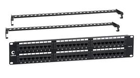 Патч-панель 19" Кат.6 Cabeus PL-48-Cat.6-Dual 2U 48 портов