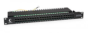 Патч-панель телефонная 19" Cabeus PL-50-TEL-Dual 1U 50 портов