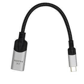 Адаптер USB-C male - HDMI-A female VCOM (CU423MV-4K) USB3.1 4K@60Hz 0.15м