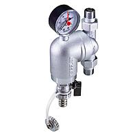 Фильтр самопромывной Zeissler 1/2" НР с поворотным соединением и манометром