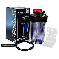 Магистральный фильтр для холодной воды VIRMUT МФП-10ББ, 1" (прозрачный)