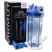 Магистральный фильтр для холодной воды VIRMUT МФП-12 10SL, 1/2" (прозрачный)