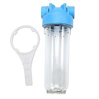 Магистральный фильтр для холодной воды VIRMUT МФП-12 10SL(2), 1/2" (прозрачный, с 2-мя уплотнительными