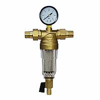 Фильтр тонкой очистки с манометром 1/2" HР для холодной воды Millennium