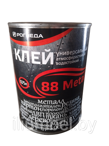 Клей универсальный водостойкий 88 Metal 0,75л