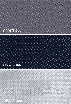 Напольное ПВХ покрытие автолин CRAFT (2х10м) черный, фото 2