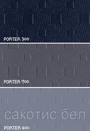 Напольное ПВХ покрытие автолин PORTER (2х10м) черный, фото 2