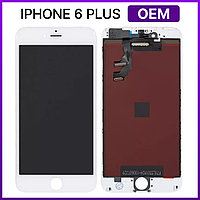 Экран Apple iPhone 6 Plus, белый (с тачскрином и рамкой)