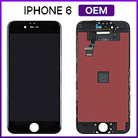 Дисплей (экран) Apple iPhone 6, черный (с тачскрином и рамкой)