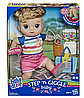 Кукла-мальчик со светлыми волосами "Baby Alive Step ‘n Giggle", фото 6