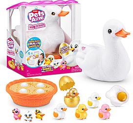 Интерактивная мягкая игрушка Zuru Pets Alive Уточка Mama Duck с утятами с аксессуарами 9548