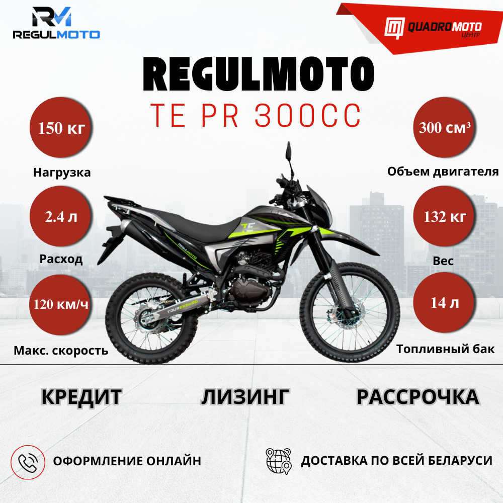 Мотоцикл Regulmoto TE PR 300cc