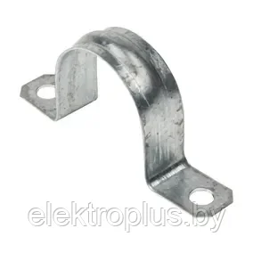 Скоба металлическая двухлапковая d38-40 мм (50 шт) EKF PROxima