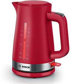 Чайник электрический Bosch TWK4M, красный