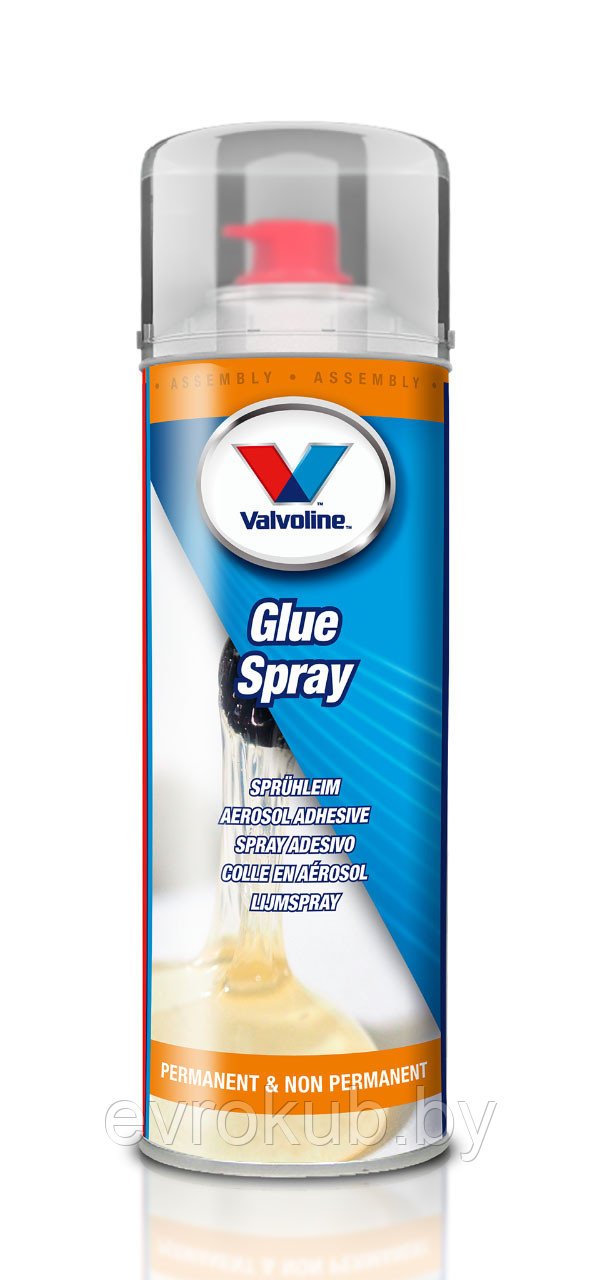 Клей аэрозольный Valvoline Glue Spray, 500 мл.