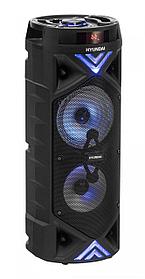 Музыкальный центр Hyundai H-MC180, 80Вт, с караоке, Bluetooth, FM, USB, SD/MMC, черный,
