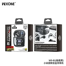 Наушники беспроводные WEKOME WS-01 black B1495