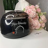 Воскоплав для воска баночный Pro-Wax, черный, 400 мл