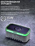 Умная беспроводная колонка с часами и будильником OKOP, фото 2