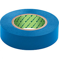 Изолента ПВХ 15мм*10м синяя Сибртех