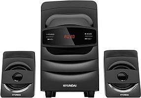 Музыкальный центр Hyundai H-MS1404, 30Вт, Bluetooth, FM, USB, SD, черный,