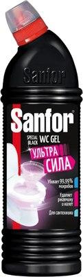 Ср-во чист.универсальное Sanfor WC Gel. Special Black 750г/15