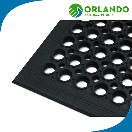 Коврик мат резиновый 910х1520 ячеистый, фото 2