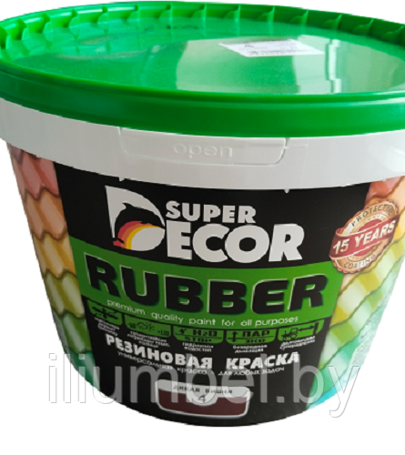 Резиновая краска SUPER DECOR RUBBER Супер Декор