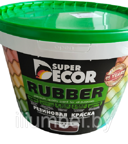 Резиновая краска SUPER DECOR RUBBER Супер Декор, фото 2