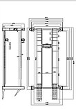 Подъемник четырехстоечный г/п 6500 кг. платформы для сход-развала KraftWell арт. KRW6.5WA, фото 2