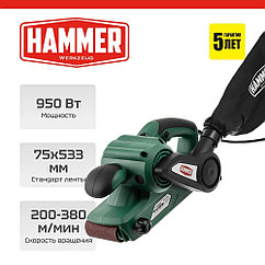 Ленточная шлифмашина Hammer LSM900E