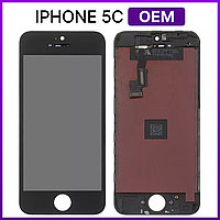 Экран Apple iPhone 5C (с тачскрином и рамкой), черный
