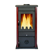 Печь-камин MBS Vesta Eco бордовая, фото 2