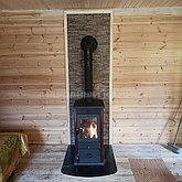 Печь-камин MBS Vesta Eco бордовая, фото 3