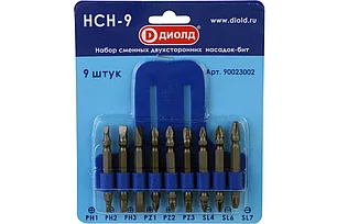 Набор сменных бит-насадок 9 штук, ДИОЛД НСН-9 (90023002), фото 2