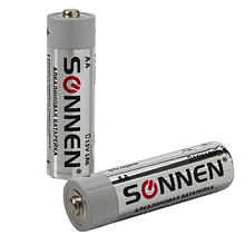 Батарейки 4 шт, SONNEN Alkaline, AA LR6