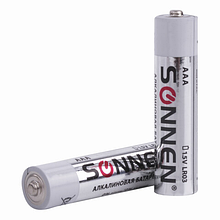 Батарейки 5 шт., SONNEN Alkaline, AAA LR03