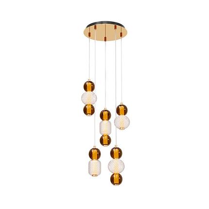 Подвесная светодиодная люстра Maytoni Drop MOD273PL-L80G3K, фото 2