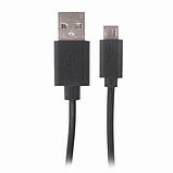 Кабель USB 2.0-micro USB, 1 м, SONNEN, медь, для передачи данных и зарядки, черный, 513115, фото 4