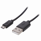 Кабель USB 2.0-micro USB, 1 м, SONNEN, медь, для передачи данных и зарядки, черный, 513115, фото 5