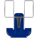 Подставка для книг и учебников BRAUBERG LINE, металлическая, синяя, европодвес, 237966, фото 3