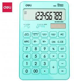 Калькулятор DELI Touch, EM01531, 12-разрядный, голубой