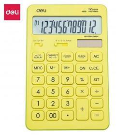 Калькулятор DELI Touch, EM01551, 12-разрядный, желтый