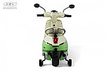 Детский электромотоцикл RiverToys Z222ZZ (зелёный), фото 3