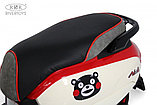 Детский электромотоцикл RiverToys Z555ZZ (бежевый), фото 6