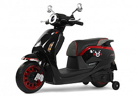 Детский электромотоцикл RiverToys Z555ZZ (чёрный)