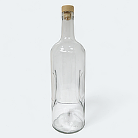 1750 СТЕКЛЯННАЯ БУТЫЛКА ОРИГИНАЛ 1,75Л С ПРОБКОЙ