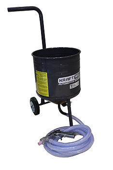 Установка пескоструйная, открытый бак для песка 14 л KraftWell арт. KRW-SB14T