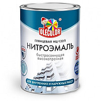 Эмаль НЦ-132П серый 0,7кг Олеколор